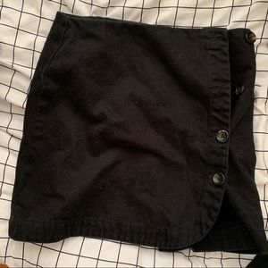 Black Button Up Skirt
